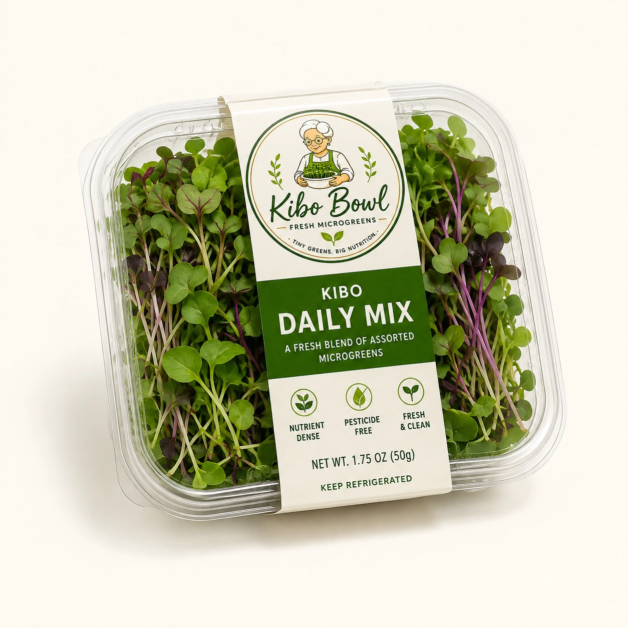 Weekly microgreens subscription tray
